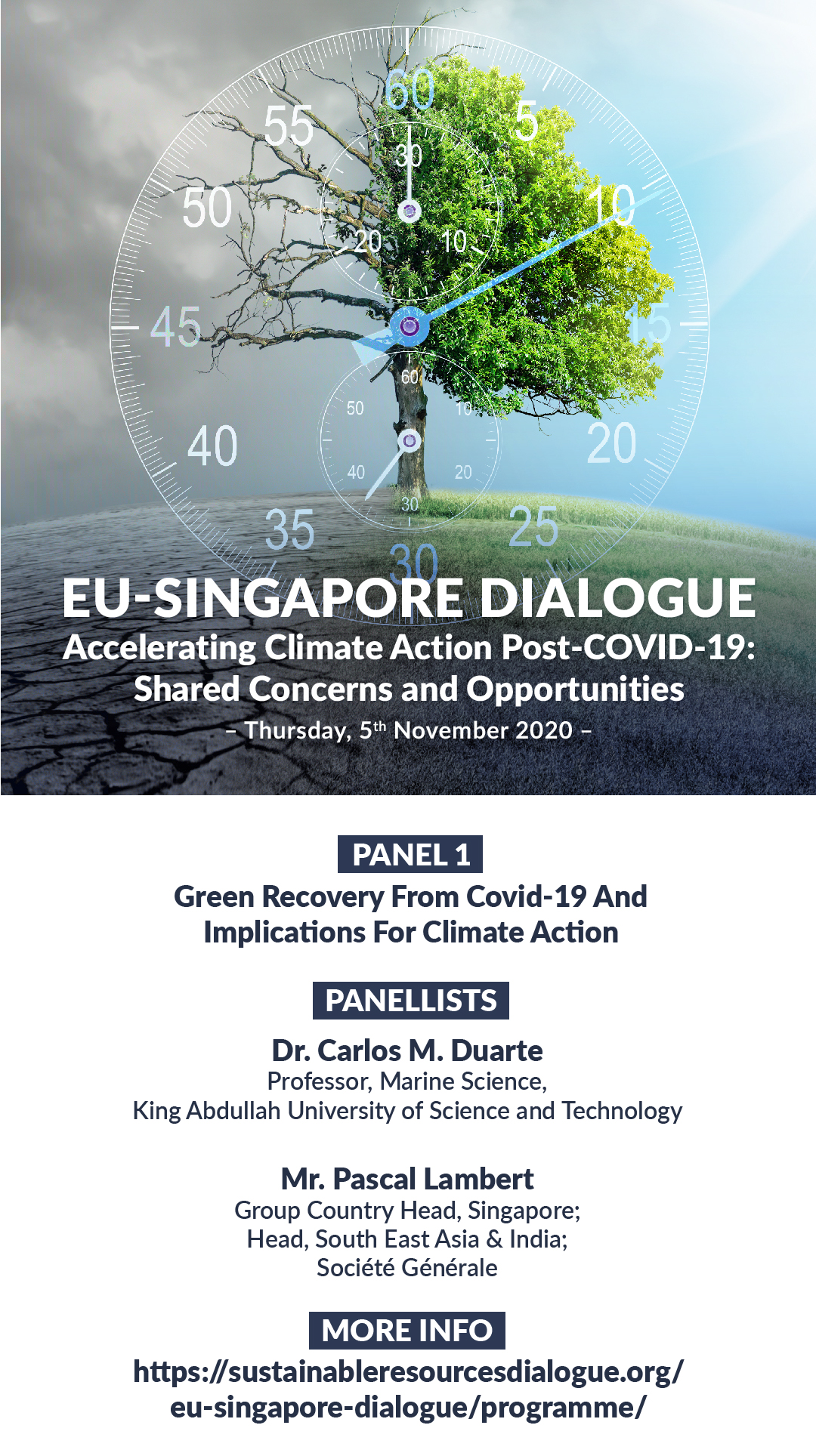 EU-Singapore Dialogue on Climate Change – Panel 1