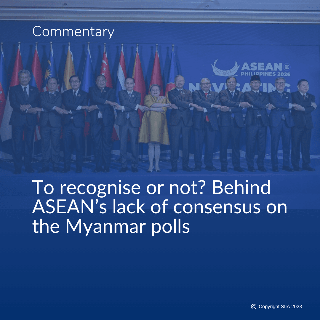 The Straits Times: To recognise or not? Behind ASEAN’s lack of consensus on the Myanmar polls