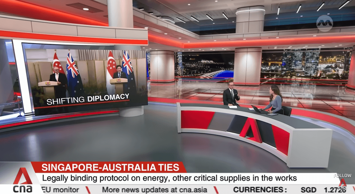 CNA: Singapore, Australia agree to step up cooperation on energy, critical supplies