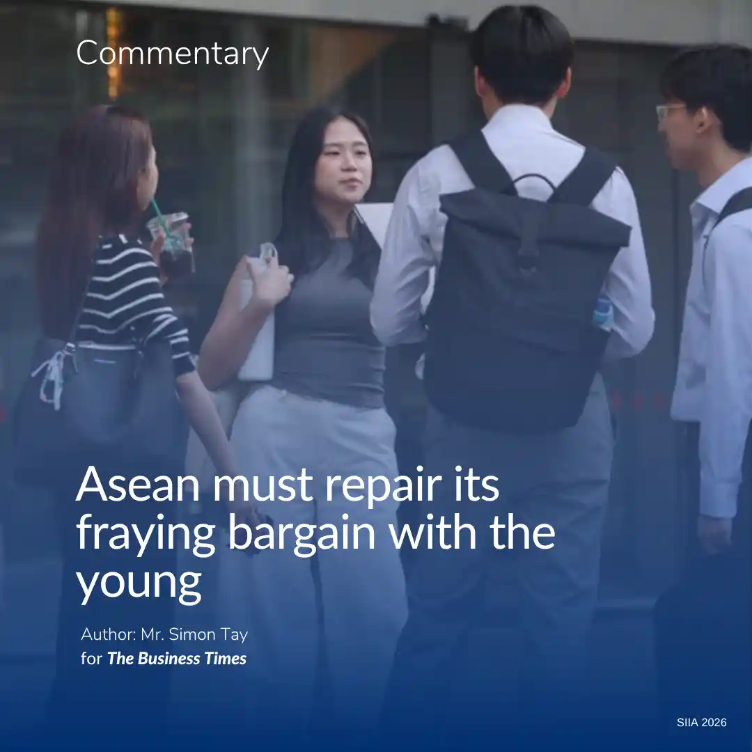 The Business Times: ASEAN must repair its fraying bargain with the young